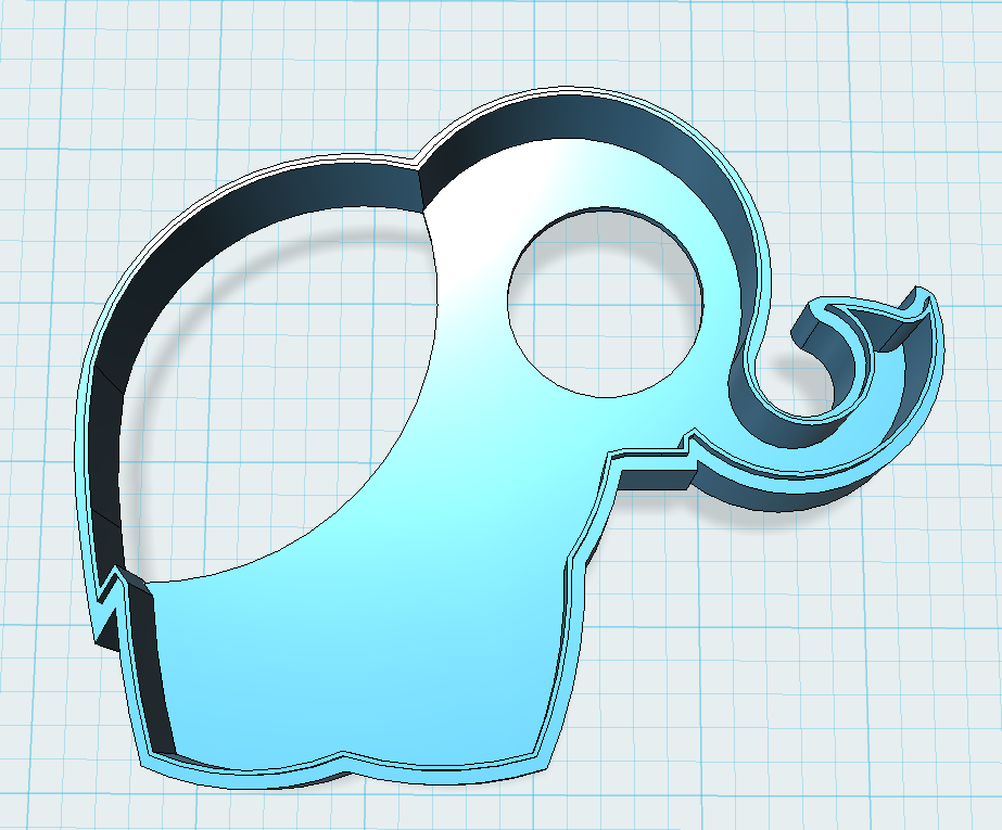 Elephant Cookie Cutter